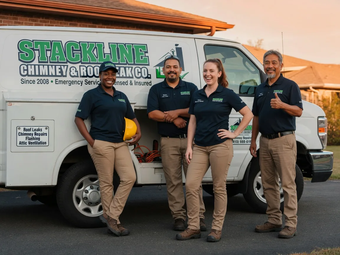 Chimney flashing repair company in Girard, KS